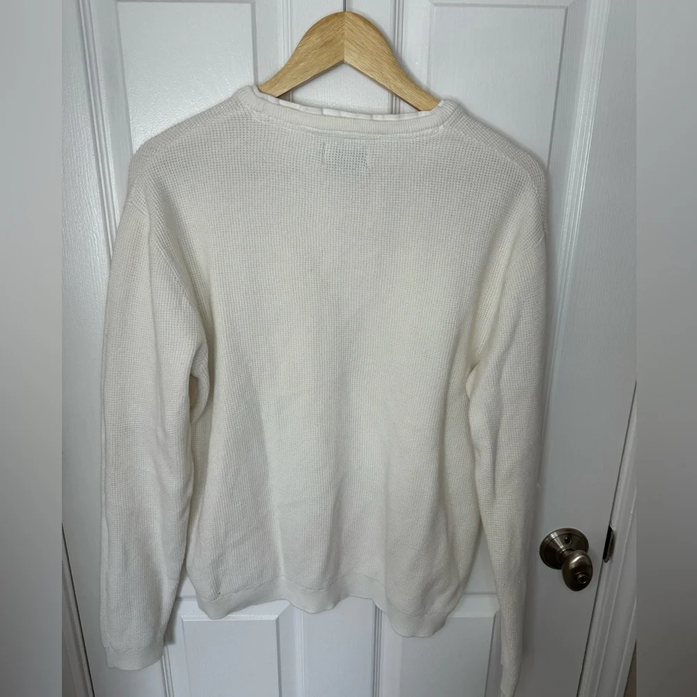 PULL&BEAR Mens XL Crewneck Sweater Preppy Normcore Capsule Boat Nautical Layer - Picture 2 of 7